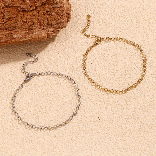 Golden Lattice Anklet