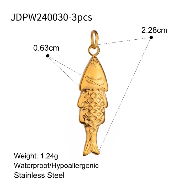 Golden Catch- Fish Charm