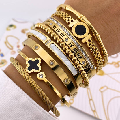 Luxe Spark Bangle - April - It Girl Vibe